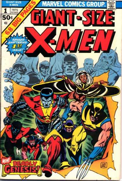 Giant Size X-Men 1 - Marvel Comics - Deadle Genesis - White Hair - Giant Size - Wolverine