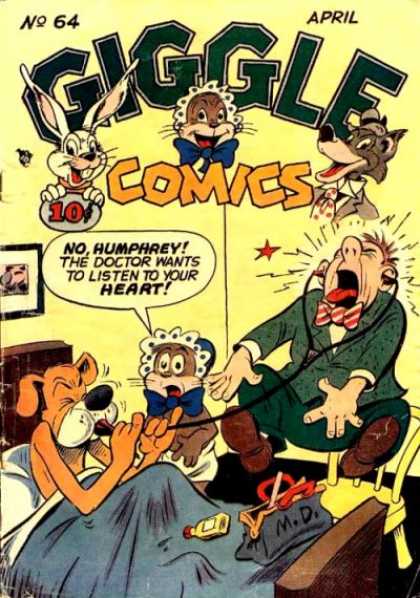 Giggle Comics 64 - Doctor - Medicine - Dog - Baby - Rabbit