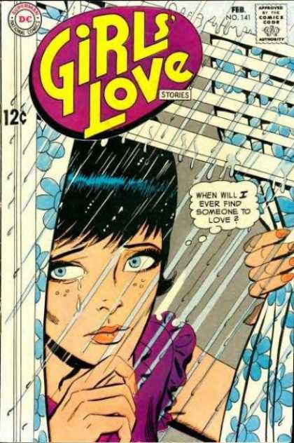 Girls' Love Stories 141 - Dc - Dc Comics - Love - Woman - Rain