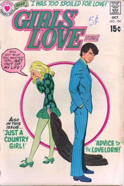 Girls' Love Stories 154 - Spoiled - Country - Advice - Lovelorn - Issue
