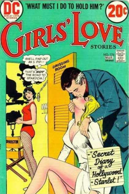 Girls' Love Stories 176 - Dressing Room - Dc - Approved By The Comics Code Authority - What Must I Do To Hold Him - Secret Diary
