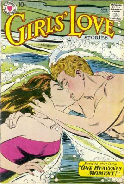 Kiss - One Heavenly Moment - Swimming - Beach - Kissing Girls' Love Stories 71 - Kiss - One Heavenly Moment - Swimming - Beach - Kissing