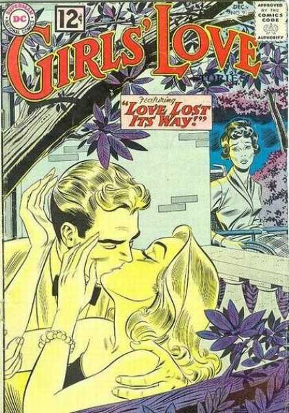 Wheelchair - 12u00a2 - Love Lost Its Way - Tree - Flowers Girls' Love Stories 91 - Wheelchair - 12u00a2 - Love Lost Its Way - Tree - Flowers