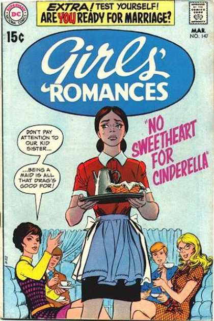 Girls' Romances 147 - Tears - No Sweetheart For Cinderella - Dc - 15 Cents - March