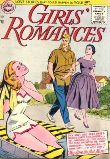 Girls' Romances 34 - My Love Is Not Mine - Sweethearts - Childhood - Stories - Lose