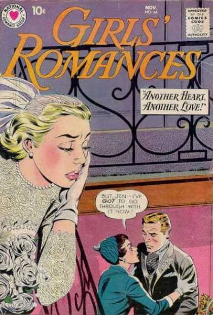 Girls' Romances 64 - Comics Code - Another Heartanother Love - Criing Woman - Couple - Man