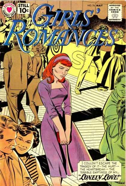 Girls' Romances 76 - National Romance Group - No 76 - May - Lonely Love - Redhead