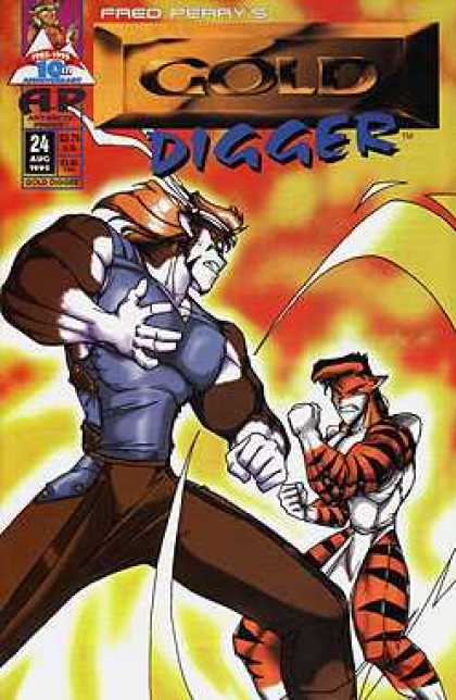 Gold Digger 2 24 - Fred Perrys - Fighting - Tiger Costume - Fists - Ap