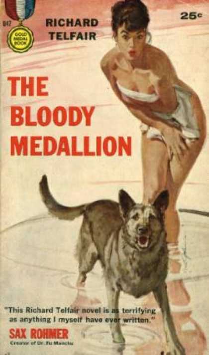 Gold Medal Books - The Bloody Medallion - Richard Telfair