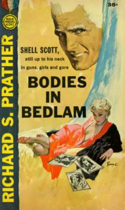 Gold Medal Books - Bodies in bedlam - Shell Scott