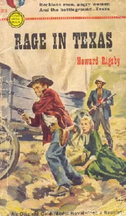 Gold Medal Books - Rage in Texas - Howard Rigsby