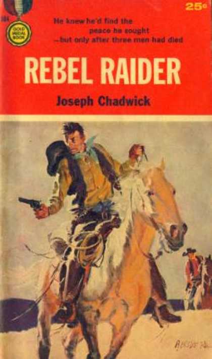 Gold Medal Books - Rebel Raider - Joseph Chadwick