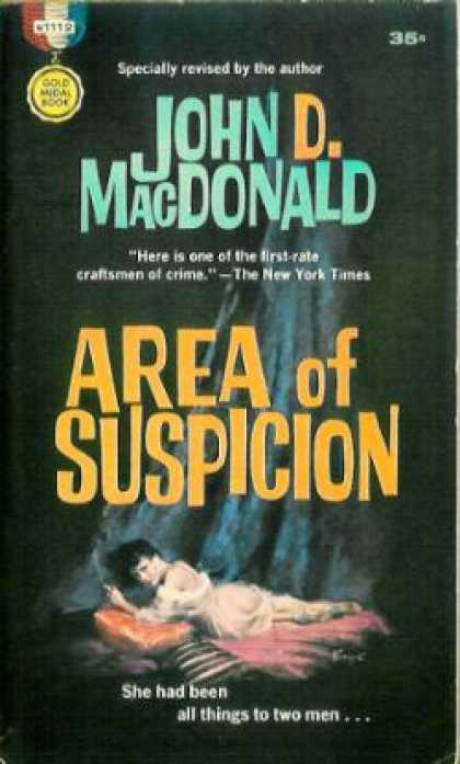 Gold Medal Books - Area of Suspicion - John D. Macdonald