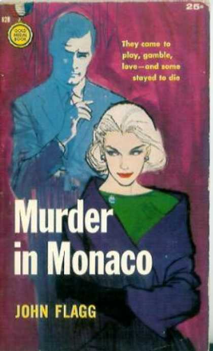 Gold Medal Books - Murder In Monaco - John Flagg