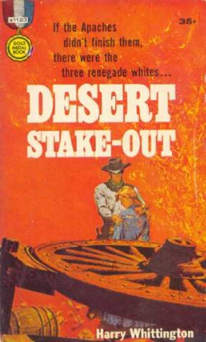 Gold Medal Books - Desert Stake-out - Harry Whittington
