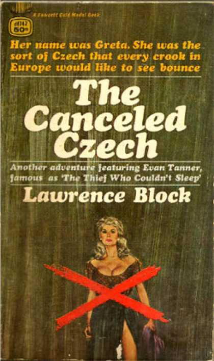 Gold Medal Books - The cancel Czech - Lawrence Block