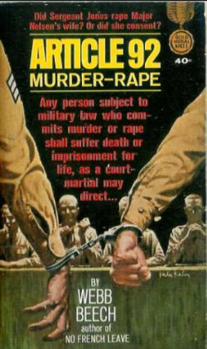 Gold Medal Books - Article 92: Murder-rape