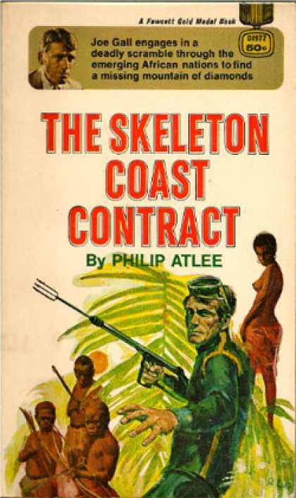 Gold Medal Books - The Skeleton Coast Contract - Philip Atlee