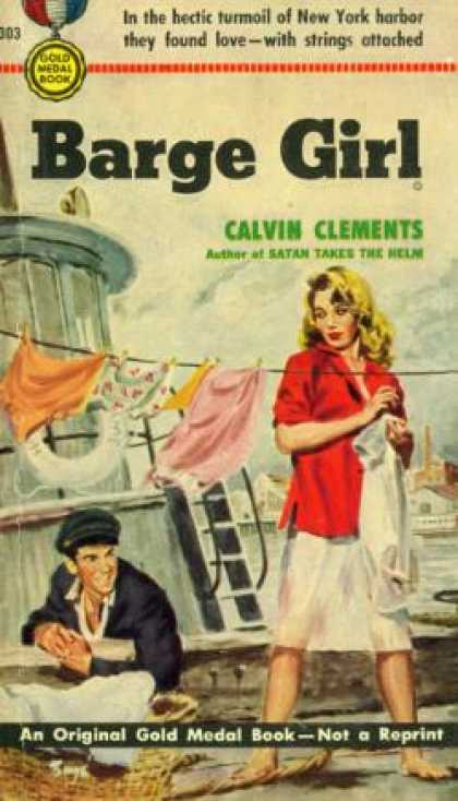 Gold Medal Books - Barge Girl - Calvin Clements