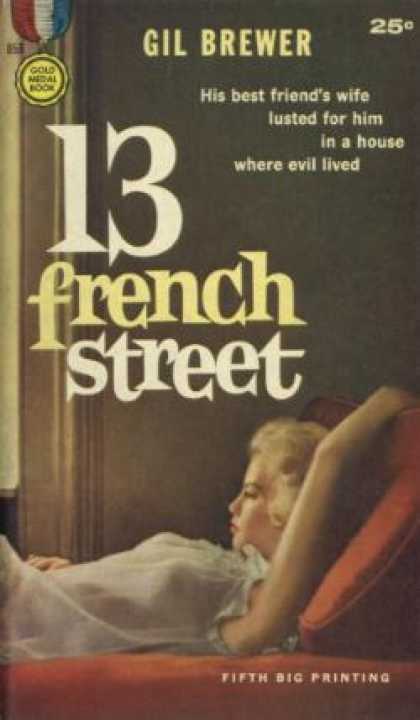 Gold Medal Books - 13 French Street - Gil Brewer