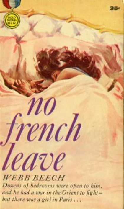 Gold Medal Books - No French leave - Webb Beech