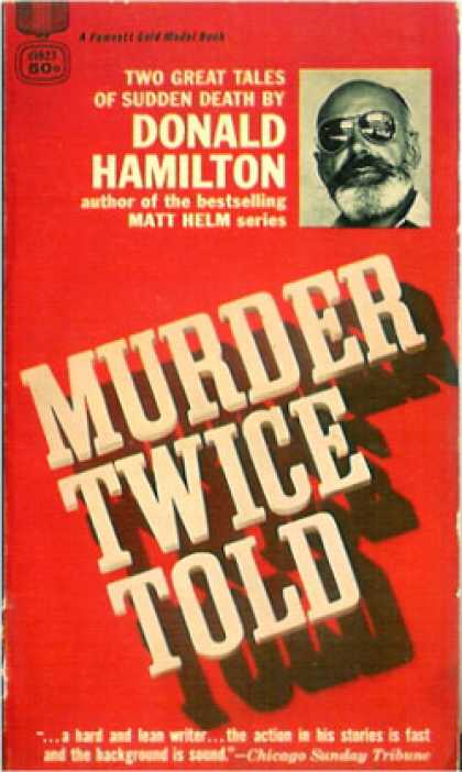 Gold Medal Books - Murder Twice Told - Donald Hamilton