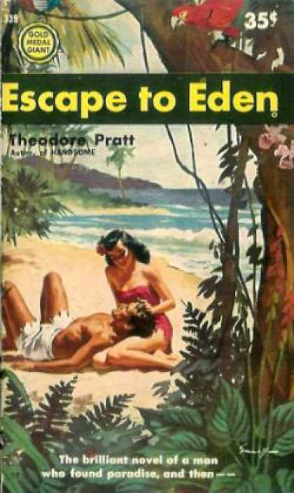 Gold Medal Books - Escape to Eden -Theodore Pratt