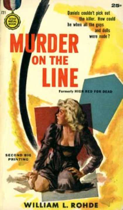 Gold Medal Books - Murder on the Line - William L. Rohde