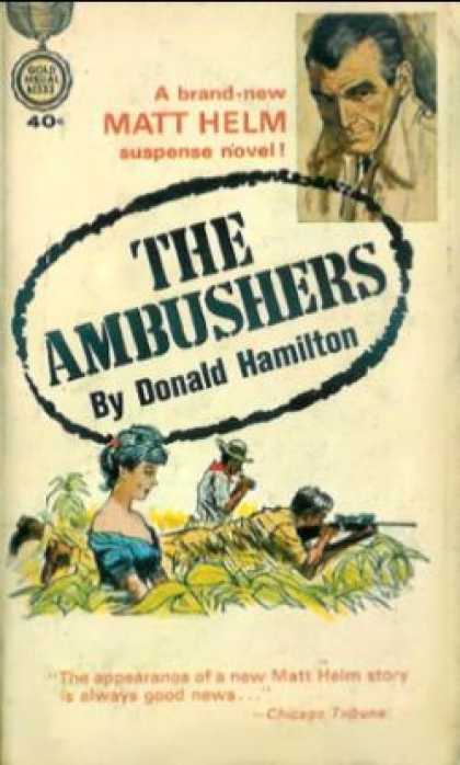 Gold Medal Books - The Ambushers - Donald Hamilton