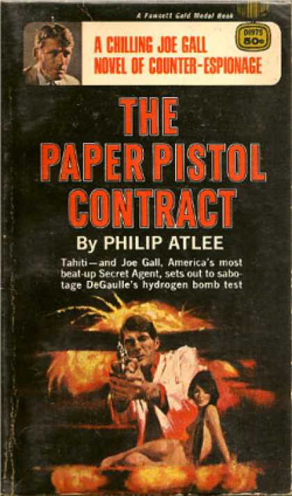 Gold Medal Books - The Paper Pistol Contract - Philip Atlee