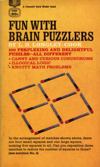 Gold Medal Books - Fun With Brain Puzzs - L.h. Longley-cook