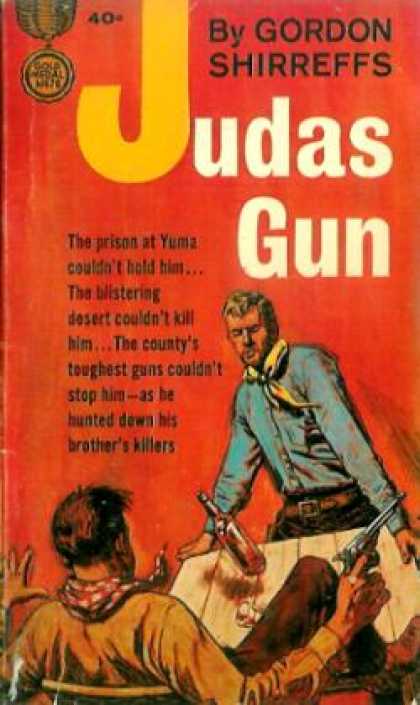 Gold Medal Books - The Judas Gun - Gordon D. Shirreffs