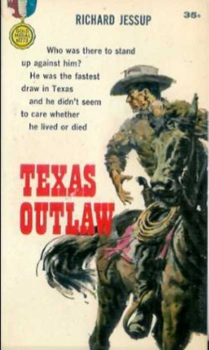 Gold Medal Books - Texas Outlaw - Richard Jessup