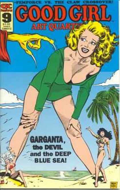 Good Girl Art 9 - Claws - Woman - Swimsuit - Garganta - Beach