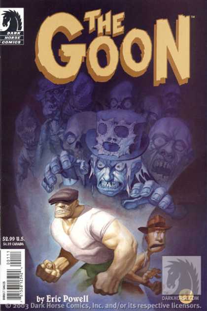 Goon 1 - Dark Horse Comics - Zombie - White Tshirt - Eric Powell - Green Pants - Eric Powell