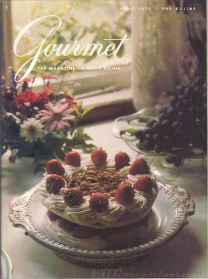 Gourmet - April 1977