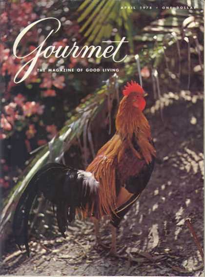Gourmet - April 1978