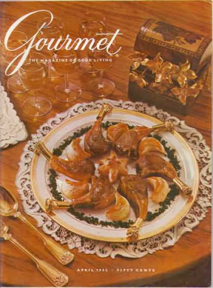 Gourmet - April 1962