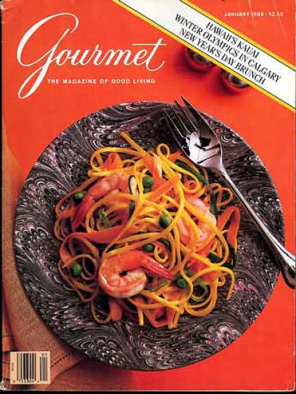Gourmet - January 1988