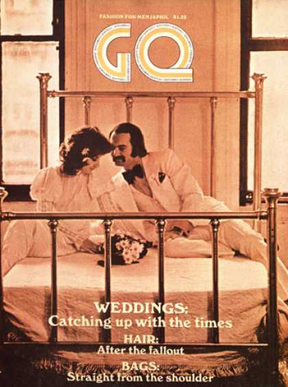 GQ - April 1971 - Weddings: Catching up with the times