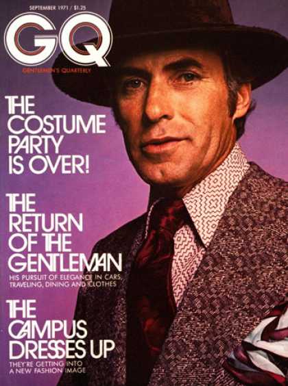 GQ - September 1971 - The Return of the Gentleman