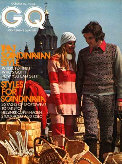 GQ - October 1971 - Scandinavia
