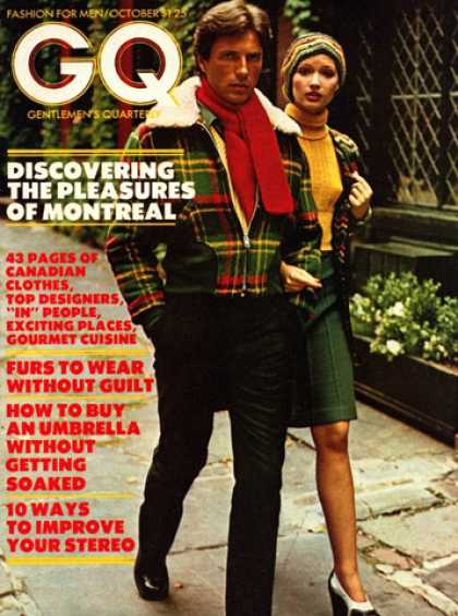 GQ - October 1973 - Montreal