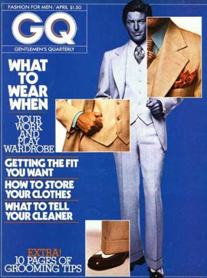 GQ - April 1974 - What to Wear When