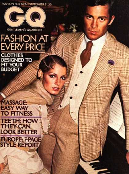 GQ - September 1974 - Fashion at every price