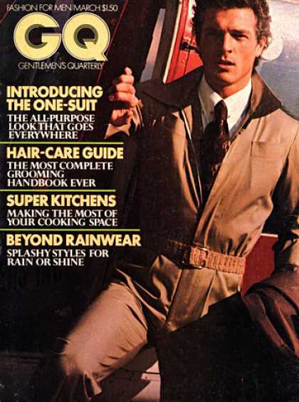 GQ - March 1976 - One-Suit