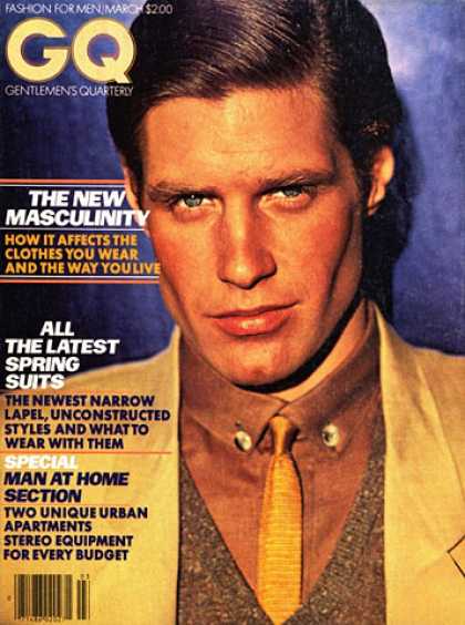 GQ - March 1979 - The New Masculinity