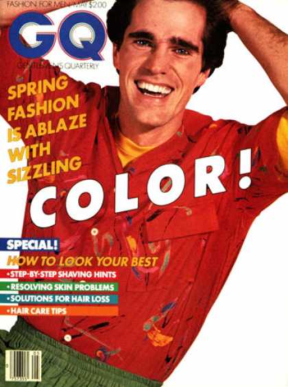 GQ - May 1980 - Color!