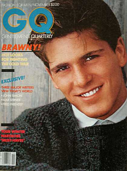 GQ - November 1981 - Brawny! Hot looks for fighting the Cold War