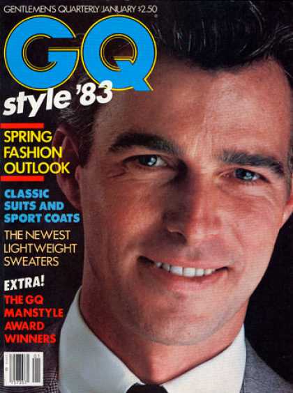GQ - January 1983 - Style '83